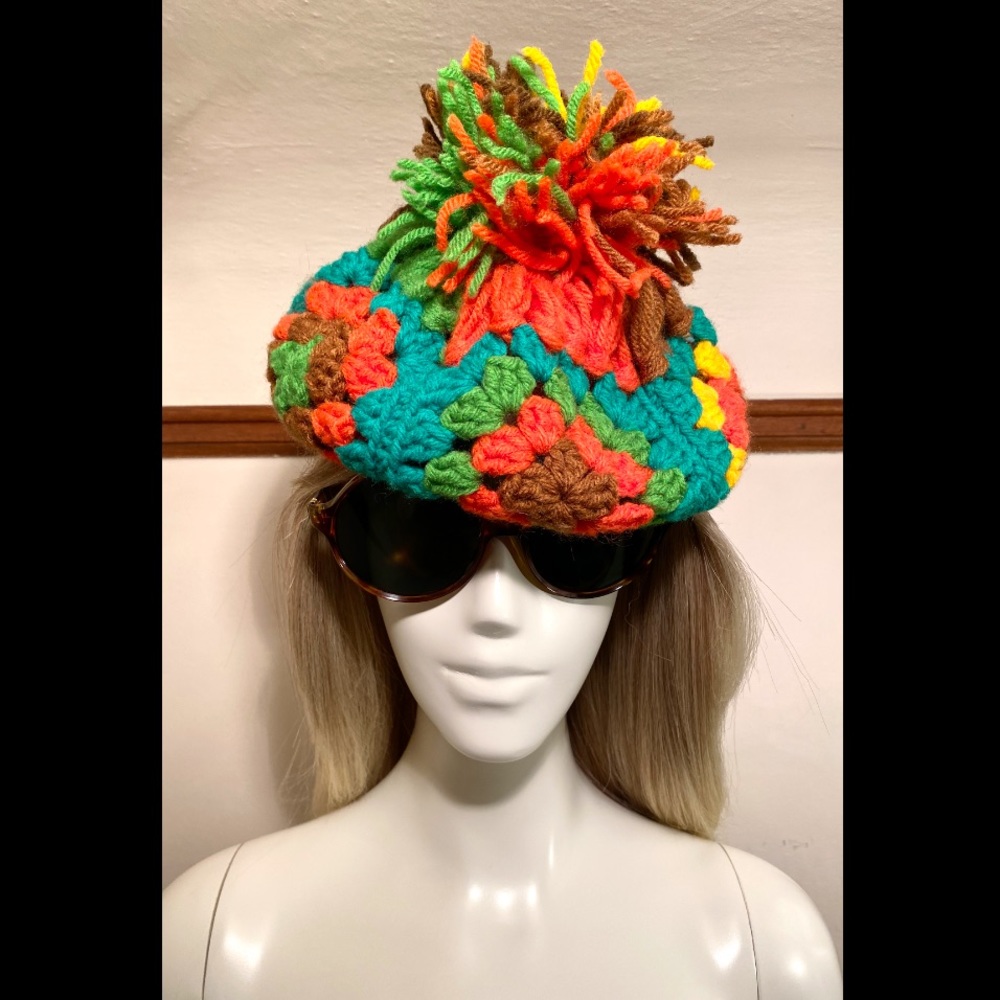VINTAGE Crochet Hat